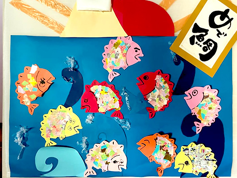 slider_img03 こころみるーむの壁面飾り